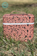 Load image into Gallery viewer, Tooled Leather Print ~ Makeup ~ Case