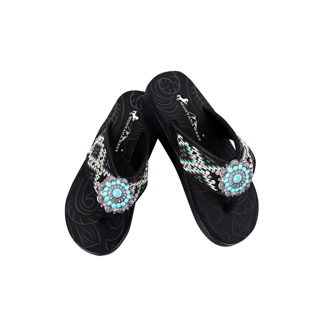 MONTANA WEST ~ BLING ~ FLIP FLOPS (7)