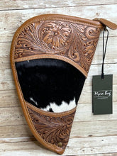 Load image into Gallery viewer, Myra ~ Tooled ~ Leather ~ Cowhide ~ Soft ~ Pistol ~ Case (12&quot;)