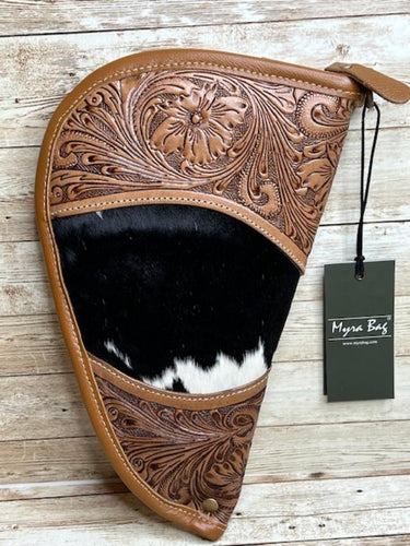 Myra ~ Tooled ~ Leather ~ Cowhide ~ Soft ~ Pistol ~ Case (12