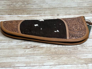 Myra ~ Tooled ~ Leather ~ Cowhide ~ Soft ~ Pistol ~ Case (15")