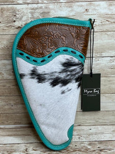 Myra ~ Leather ~ Cowhide ~ Soft ~ Pistol ~ Case (11.50")