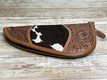 Load image into Gallery viewer, Myra ~ Tooled ~ Leather ~ Cowhide ~ Soft ~ Pistol ~ Case (12&quot;)