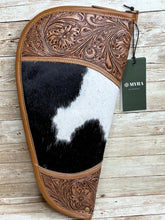 Load image into Gallery viewer, Myra ~ Tooled ~ Leather ~ Cowhide ~ Soft ~ Pistol ~ Case (15&quot;)