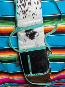 Myra ~ Rifle ~ Cowhide ~ Turquoise ~ Leather ~ Soft ~ Case