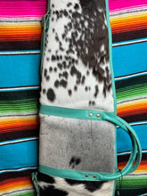 Load image into Gallery viewer, Myra ~ Rifle ~ Cowhide ~ Turquoise ~ Leather ~ Soft ~ Case