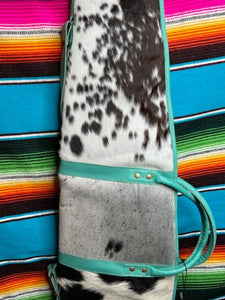 Myra ~ Rifle ~ Cowhide ~ Turquoise ~ Leather ~ Soft ~ Case