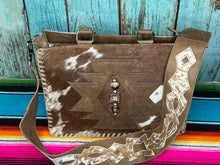 Load image into Gallery viewer, Hair ~ On ~ Hide ~ Leather ~ Satchel ~ Bag