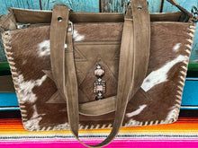 Load image into Gallery viewer, Hair ~ On ~ Hide ~ Leather ~ Satchel ~ Bag