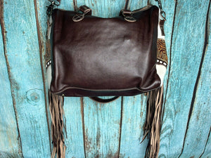 Myra ~ Hair-On-Hide ~ Fringe ~ Shoulder ~ Bag