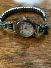 Load image into Gallery viewer, Zuni ~ Turquoise ~ Sterling Silver ~ Watch
