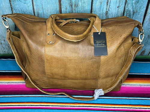 American Darling ~ Leather ~ Duffle ~Bag