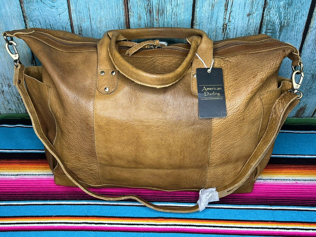 American Darling ~ Leather ~ Duffle ~Bag