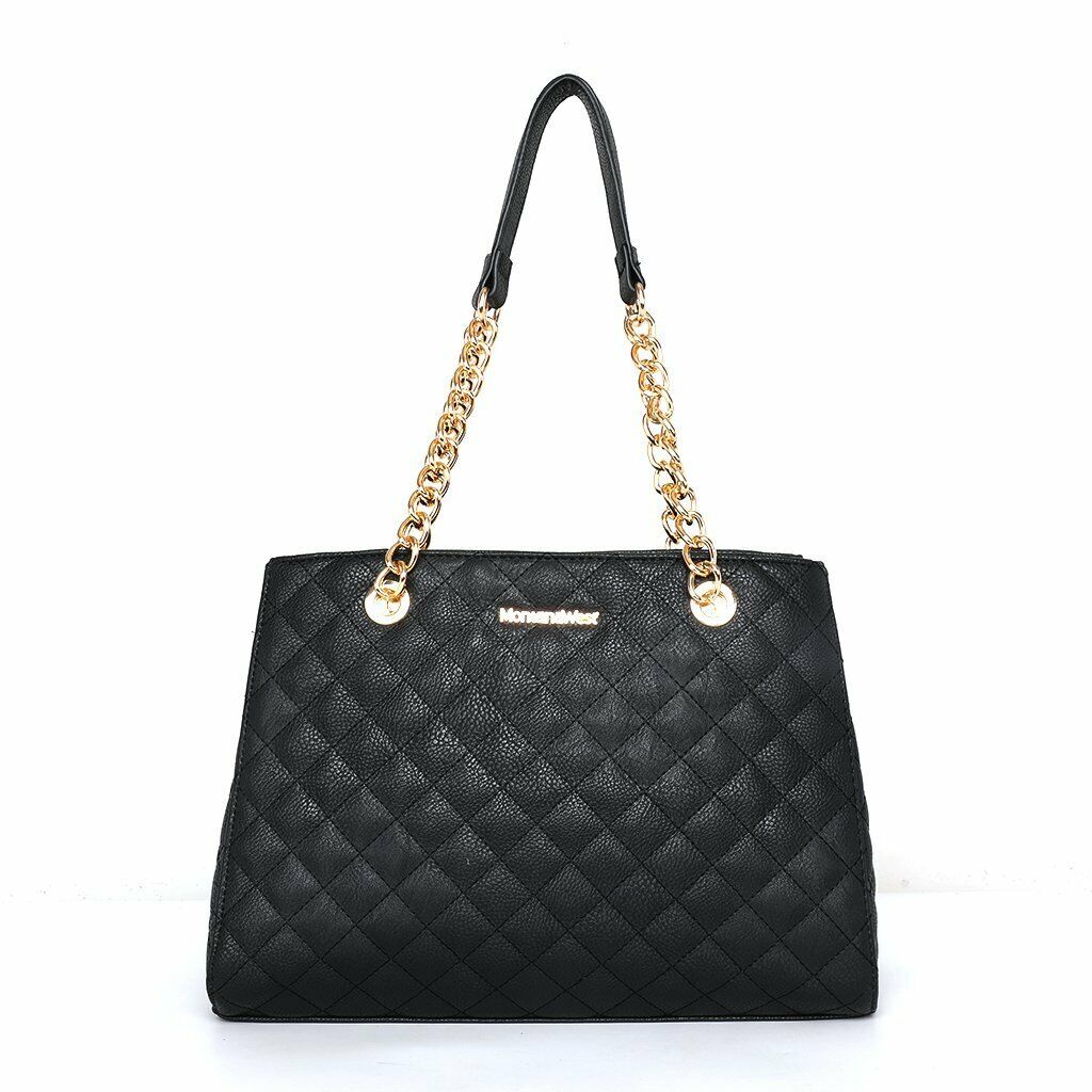 Montana West ~ Quilted ~ Black ~ Handbag