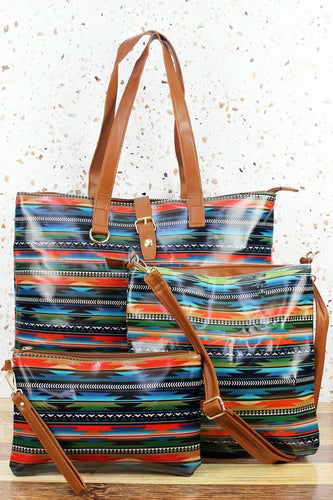 Serape ~ Trio ~ Tote ~ Bag ~ Set