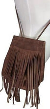 Load image into Gallery viewer, Leather ~ Fringe ~ Crossbody ~ Bag