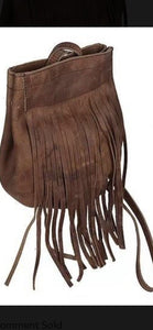 Leather ~ Fringe ~ Crossbody ~ Bag