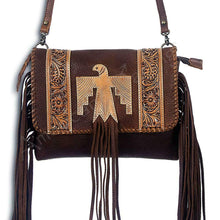 Load image into Gallery viewer, American Darling ~ Leather ~ Fringe ~ Crossbody ~ Bag