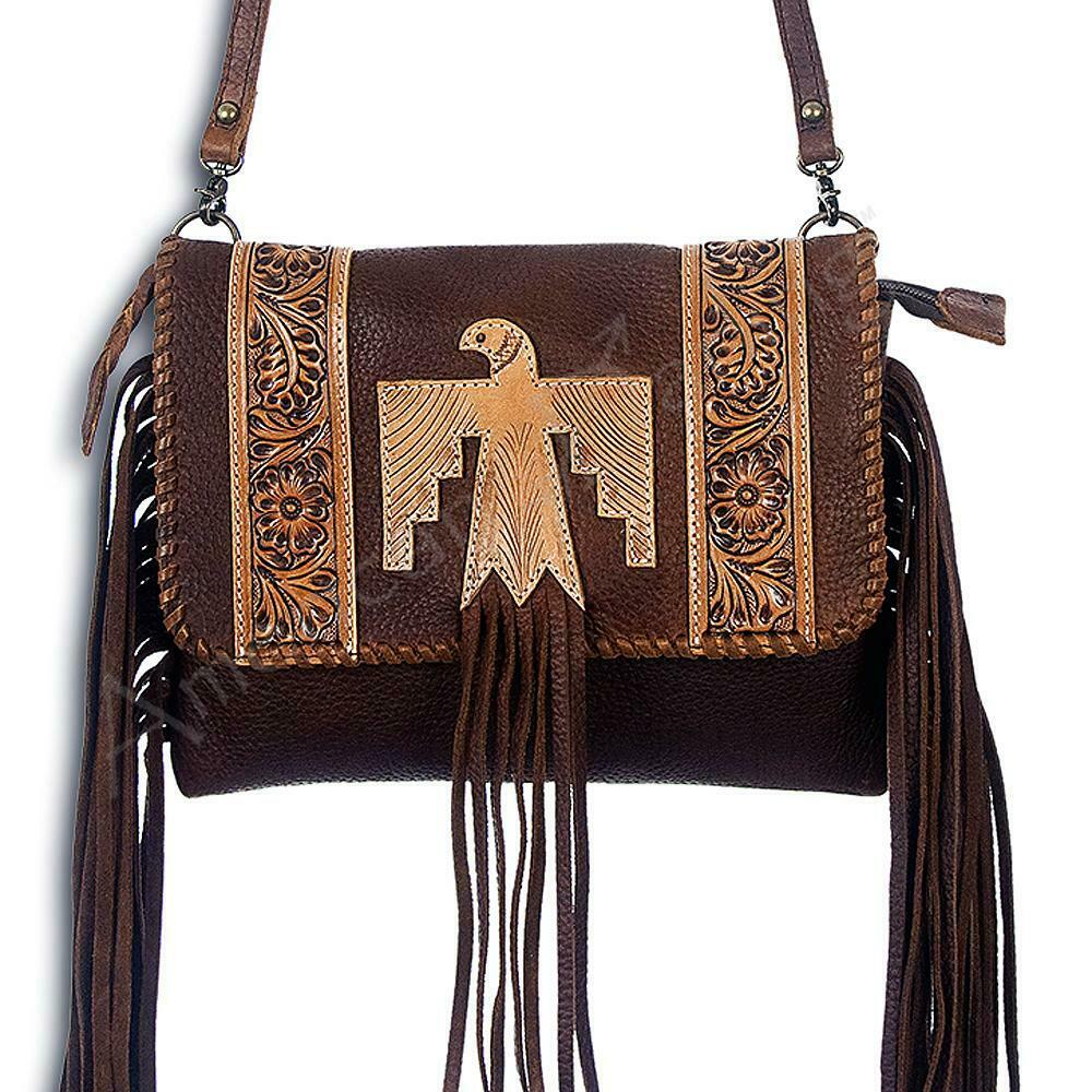 American Darling ~ Leather ~ Fringe ~ Crossbody ~ Bag