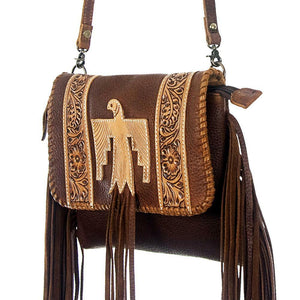 American Darling ~ Leather ~ Fringe ~ Crossbody ~ Bag