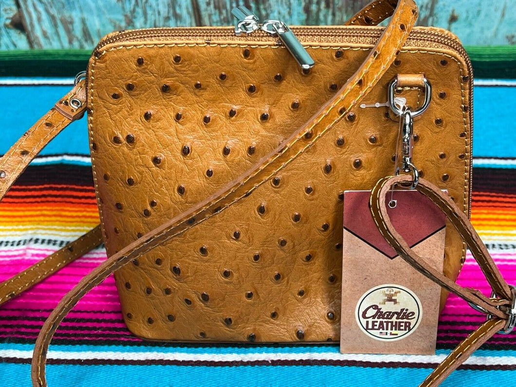 Charlie's ~ Leather ~ Crossbody ~ Bag