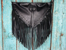 Load image into Gallery viewer, Black ~ Fringe ~ Crossbody ~ Bag