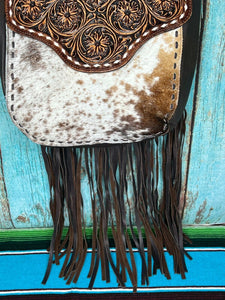 American Darling ~ Leather ~ Hide ~ Fringe ~ Bag