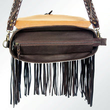 Load image into Gallery viewer, American Darling ~ Leather ~ Hide ~ Fringe ~ Bag