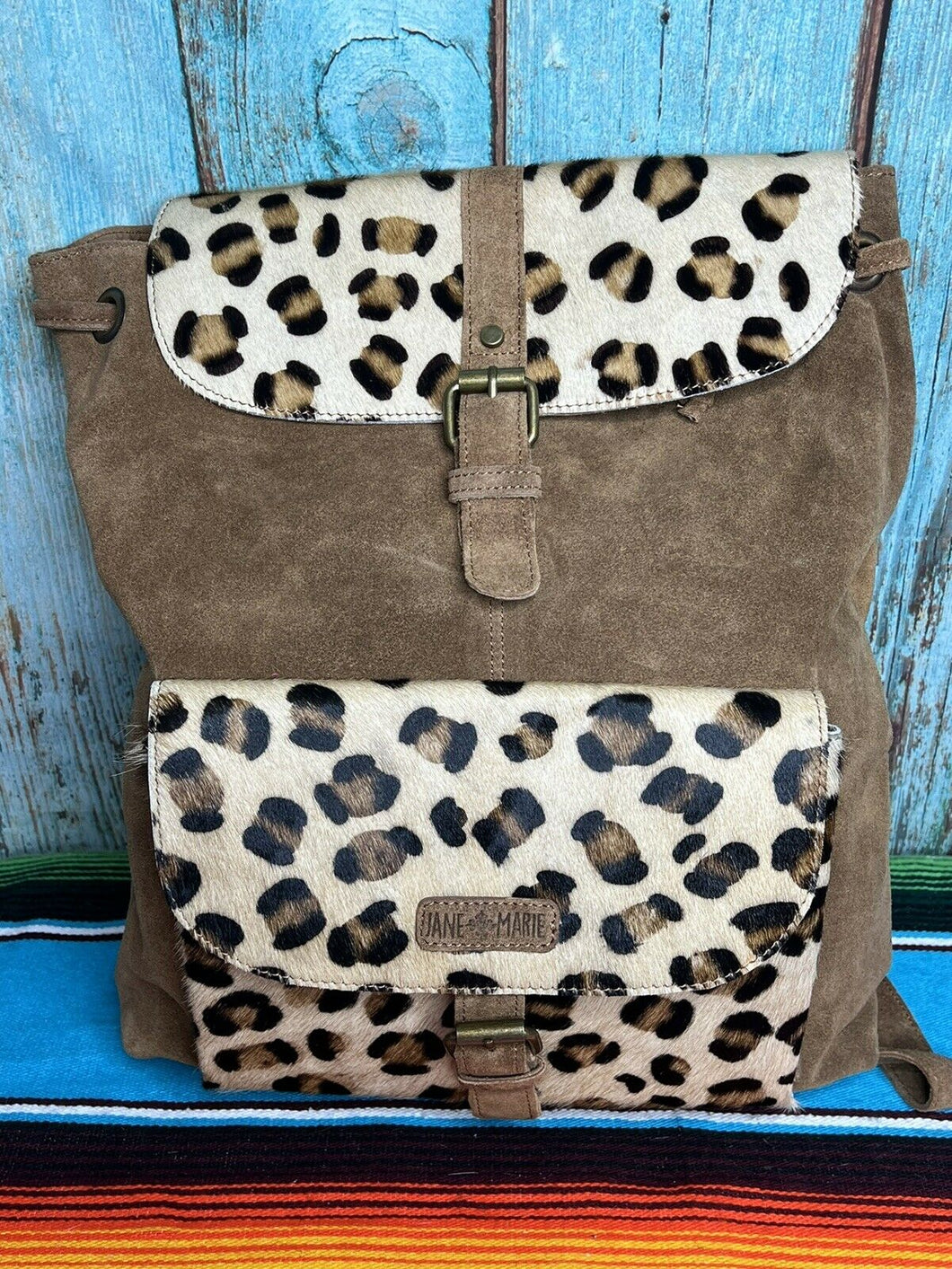 Hair ~ On ~ Hide ~ Suede ~ Leopard ~ Backpack