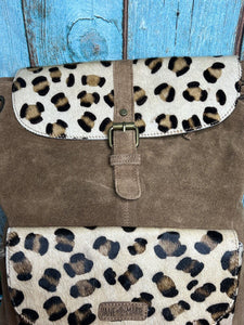 Hair ~ On ~ Hide ~ Suede ~ Leopard ~ Backpack