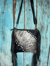 Load image into Gallery viewer, Hair ~ On ~ Hide ~ Fringe ~ Crossbody ~ Bag