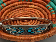 Load image into Gallery viewer, Turquoise ~ Onyx ~ Sterling ~ Bracelet