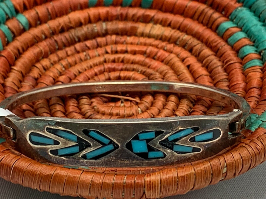 Turquoise ~ Onyx ~ Sterling ~ Bracelet