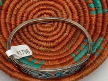 Load image into Gallery viewer, Turquoise ~ Onyx ~ Sterling ~ Bracelet