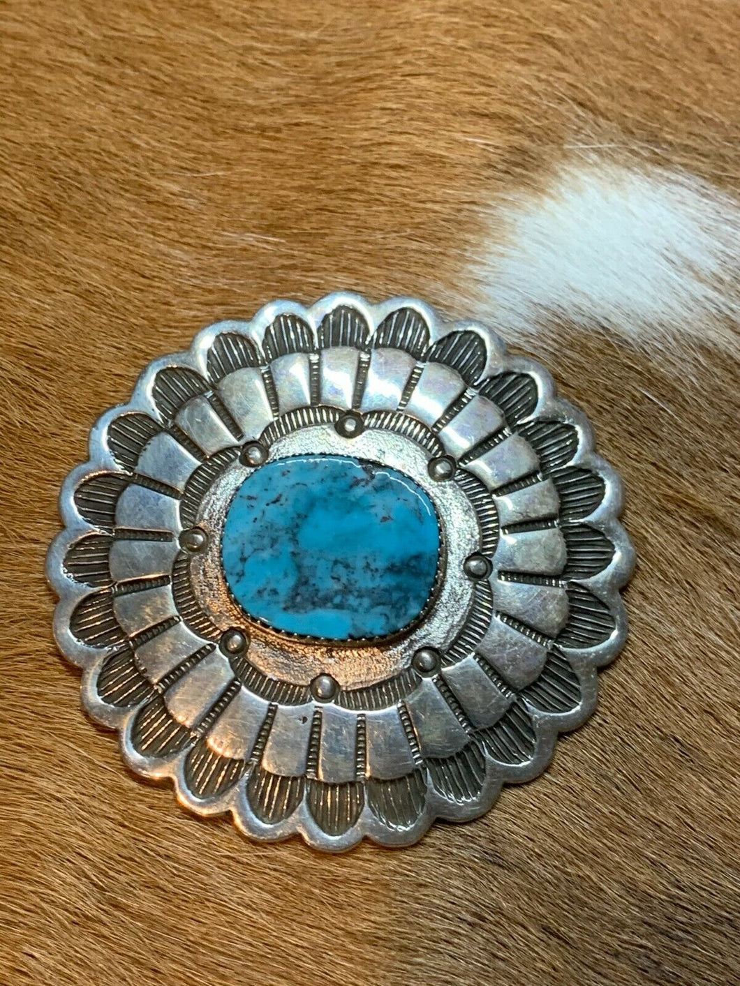 Turquoise ~ Sterling ~ Brooch/Pin
