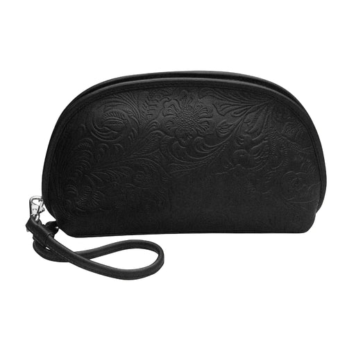 RFID ~ EMBOSSED ~ LEATHER ~ WRISTLET ~ NWT