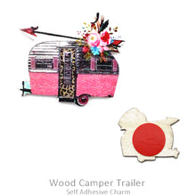 Load image into Gallery viewer, Wood Happy Camper Phone Grip/Stand