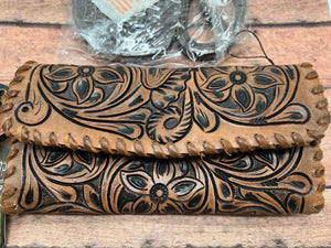 AMERICAN DARLING ~ TOOLED ~ CROSSBODY/WRISTLET ~ WALLET