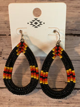 Load image into Gallery viewer, Seed Bead Tear Drop Earrings