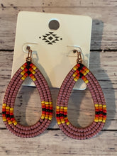 Load image into Gallery viewer, Seed Bead Tear Drop Earrings