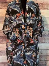 Load image into Gallery viewer, Sheer 3/4 Sleeve Print Kimono