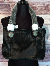 Load image into Gallery viewer, Trinity Ranch Black Hair-On Handbag