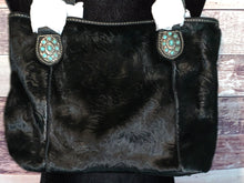 Load image into Gallery viewer, Trinity Ranch Black Hair-On Handbag