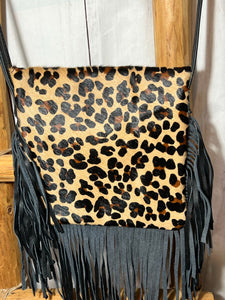 Wild Goose ~ Leopard ~ Hair ~ On ~ Hide ~ Crossbody ~ Bag