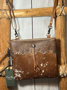 MYRA ~ CROSSBODY ~ WRISTLET ~ HIDE ~ BAG