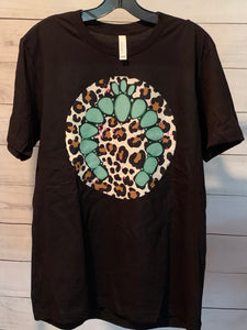 Turquoise ~ Naja ~ Leopard ~ T-Shirt (Assorted Sizes)