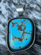 Load image into Gallery viewer, #8 Turquoise ~ Sterling Silver ~ Pendant