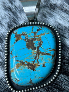 #8 Turquoise ~ Sterling Silver ~ Pendant