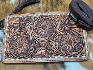 American Darling ~ Tooled Leather ~ Crossbody ~ Bag