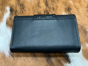 Black ~ Croc ~ Wallet